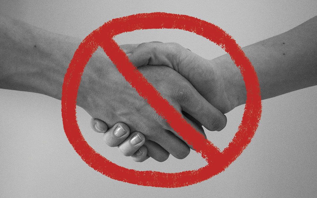 stop shaking hands